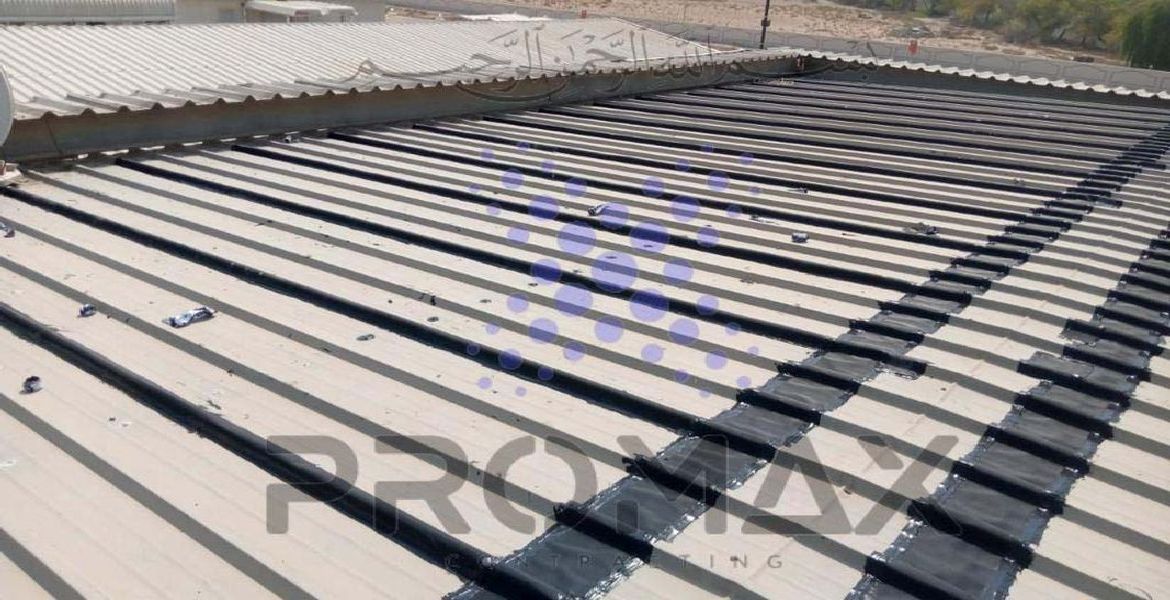 Dubai Police Artificial Intelligence Building - metal roof waterproofing project by Promax in Dubai, UAE